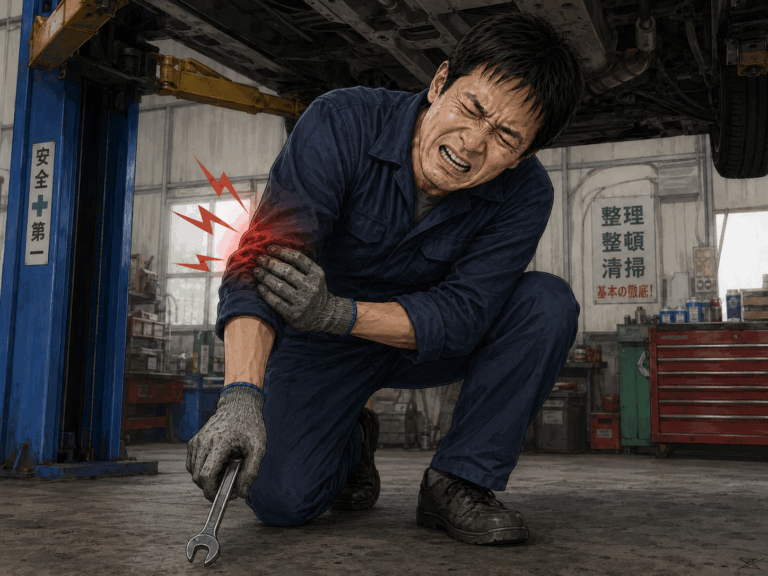 車の整備士さんの肘の痛み。その原因は肘ではありませんでした。