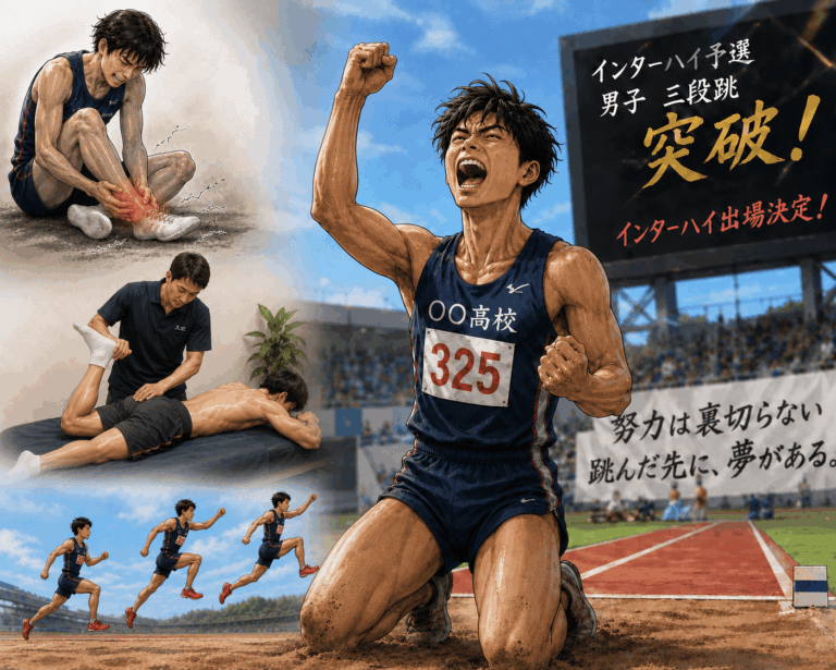 両足首を捻挫…。インターハイ予選まで6日。それでも予選を突破できた理由とは？